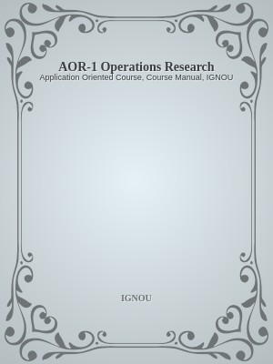 AOR-1 Operations Research